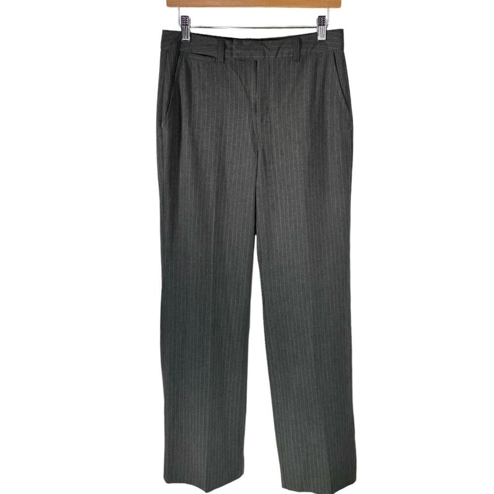 Old‎ Navy Essential Stretch Pinstripe Dress Pants Gray Women’s Size 6
